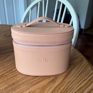 Saie Blush Peach Makeup Bag